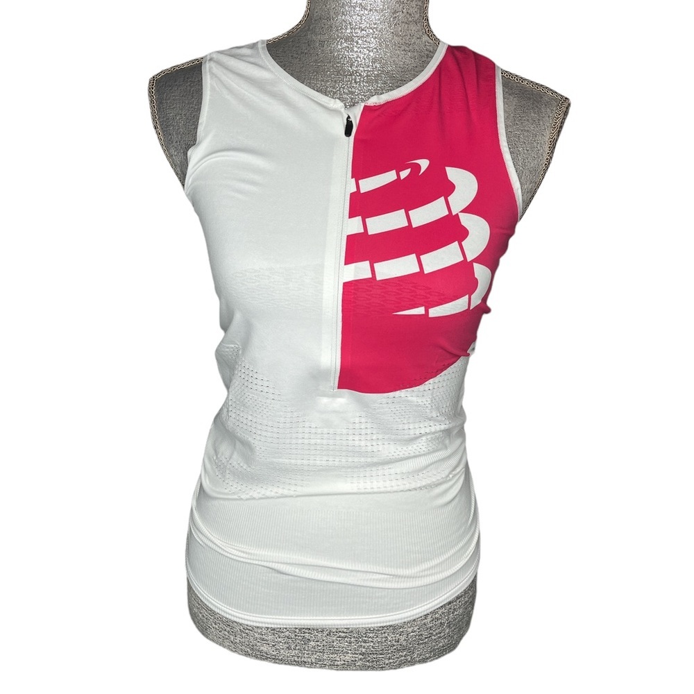 NWT Compressport TSPTRIW-UTK Triathlon Postural Woman Tank Top Ergonomic